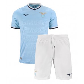 Billiga Lazio Hemmatröja Barn 2024-25 Kortärmad (+ Korta byxor)